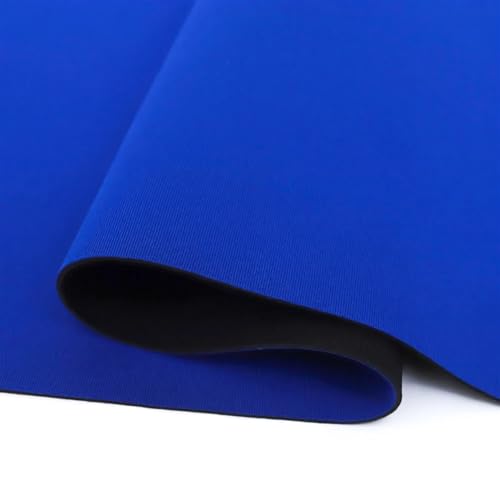 Tela Impermeable Neopreno Tela de costura de neopreno, protector deportivo for surf, impermeable, azul pequeño, a prueba de viento(45cm x 10cm)