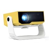 ZDK Upgraded 4K Proyector Portátil, WiFi 6 y Bluetooth 5.4 (Amarillo