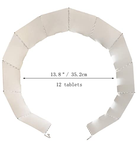 Dzrzvd Folding Outdoor Stove Windscreen With Carrying Bag, 12 Plates Aluminum Camping Stove Windshield, Lightweight Butane Burner Windshield #TOP7