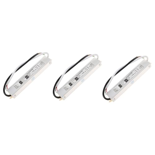 Veemoon 3 Pecas Motorista De Led Adaptador 12v Para Tomada Led De Corrente Constante Plugue Led Adap