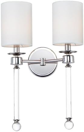 Maxim Lucent-2 Light Wall Sconce in Contemporary style-13.75 Inches Wide by 21 inches high