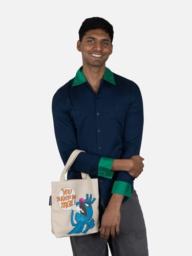 Bolso tote mini 'El monstruo al final de este libro' con bolsillo interior - Bolso oficialmente licenciado de Sesame Street para niños miniatura 2