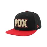Portland Trail Blazers NBA Officially Licensed Adjustable Snapback Hat Flat Bill Z11 Retro Chenille