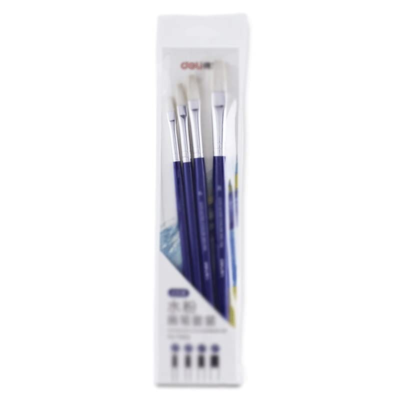 Brosse gouache pack de 4 pinceaux bleus pour peinture aquarelle - 6