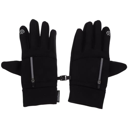 HANABASS 1pair Windproof Touchscreen Gloves for Men Women Fingerless Fishing Cycling Outdoor Gloves for Cold Weather Ergonomic Non- Design for Comfort Safety Outdoor Activities
