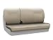 Coverking Rear Custom Fit Seat Cover for Select Chevrolet Cavalier Models - Genuine Leather (Beige)