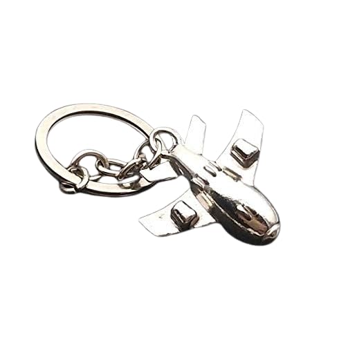 HIGAR Premium Curved Plane Metal Key Chain