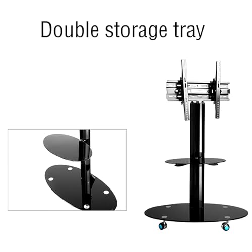 Soporte móvil de piso para TV de 32 a 65 pulgadas miniatura 3