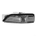 TDCuizent Linker Außenspiegel Blinkerlinse ABS Schwarz Transparent für Toyota für Auris 2013-2018 für C-HR 2016-2020 für Corolla 2013-2018 OEM 81741-02040 Ersatz Außen Autoteil