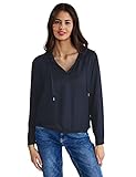 blusenshirt damen amazon Street One Blusenshirt mit Kapuze und Gummibund