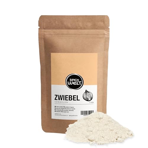 Spicy Welt Cebolla en Polvo (500g) - Cebolla Molida Fina – para Salsas, Guisos y Marinados | Aromática, Sabrosa y Dulce | 100% Natural & Sin Aditivos