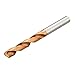 Sandvik Coromant CoroDrill Delta-C R840 Carbide Drill Bit, Jobber Length, Multilayer Finish, Round Shank, 140 Degree Point, 3.7mm Size, 28mm Cutting Length