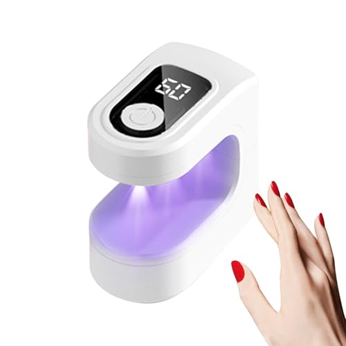 Lámpara de uñas LED - Luces LED Portátiles para Uñas con 2 Modos de Temporización,Pequeño Secador de Lámpara,para Salón y Hogar Mujeres Niñas Práctica Viaje