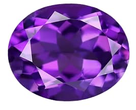 GenericVIBHA GEMS 5.30 Carat 5.80 Ratti Original Jamuniya Stone Unheated And Untreated Amethyst Gemstone Wearing For Asrologer Purpose Certified By Lab Wear For Men And women