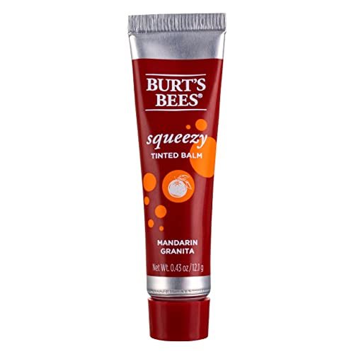 Burts Bees, Squeezy Tinted Lip Balm - Mandarin Granita, 0.43 Ounce