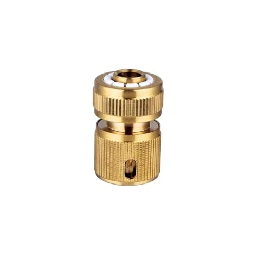 Conector manguera latón de conexión rápida con estructura interior anticaídas pack de 4 unidades 2