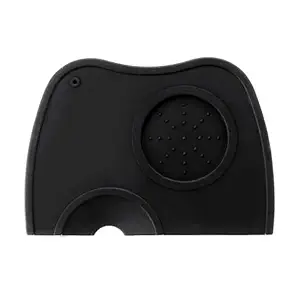 Preptep Silicone Coffee Tamper Mat Espresso Silicone Mat Espresso Tamping Station for Coffee Machine Accessories Non-Slip Coffee Mat
