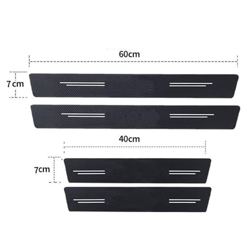 Protector de parachoques de coche pegatina protectora de alféizar puerta coche Subaru 2