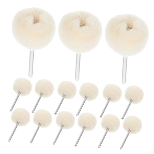 Cabilock 20 Pcs Wool Polishing Wheel for Jewelry and Carving Chrome Polishing Tool for Effortless Cleaning and Enhanced Finishing for Home Decor and Woodworking