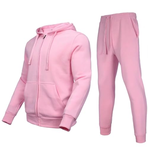 Zusmen Tracksuit Mens, Track Jackets and Pants 2 Piece Outfit