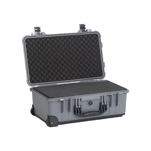 Maleta protectora rígida impermeable MEIJIA con ruedas y asa retráctil miniatura 3