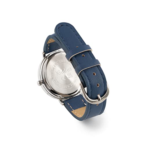 Reloj educativo infantil Kiddus para aprender la hora con esfera analógica y correa de piel 3