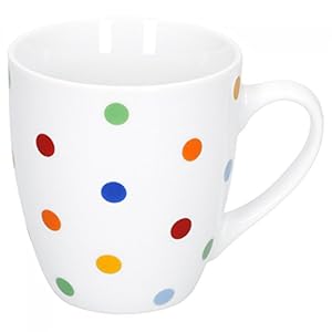 Van Well Porseleinen servies serie Capri | wit met decor | Artikel naar keuze, Service Serie Capri: Koffiemok 185ml