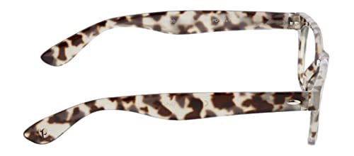 Peepers by PeeperSpecs Clark Blue Light Blocking Reading Glasses, Gray Tortoise +1.75 - Thumbnail 3