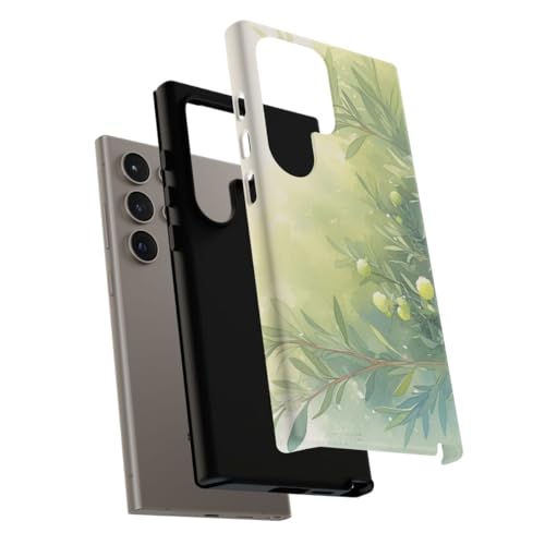 Coque Samsung S24 Ultra rigide mate protection illustration botanique - 4