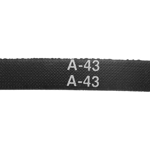 Image of uxcell A43 or 4L450 Classic Wrapped Rubber V-Belt, 43 inch(1100mm) Inside Circumference, A Profile V Belt