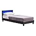 Produktbild Home Deluxe LED Bett Astro 90 x 200 Dunkelgrau
