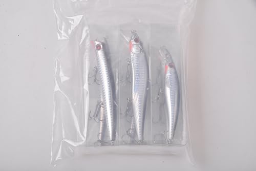 Foto von Shaddock 6stk Angeln Kunstköder Blinker Angelköder Wobbler Crankbait Popper Jerkbait Künstliche Hartköderstöpsel mit Drillingshaken Surf Angelköder Striper Bass Lachs Salzwasser Süßwasser