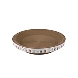 #N/A/a Cuenco rascador para Gatos pequeños, medianos y Grandes. Sofá para Descansar, Almohadilla rascadora, Nido para Hacer Ejercicio, Descansar, Dormir, 40x40x9cm