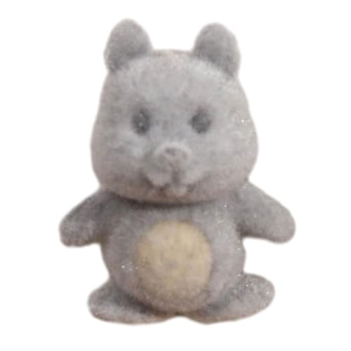 Bear Keychain Plush Toy Pendant Keyring Stuffed Key Rings for Bag Key
