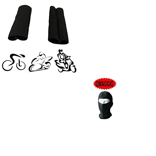 DESCRIZIONE E CARATTERISTICHE PRODOTTO: ARTICOLO COMPATIBILE CON TUTTI I MANUBRI DI MOTO BICI E SCOOTER Il coprimanopole antiscivolo va inserito sopra la manopola del manubrio in modo da coprirla. Il salvamanopole grazie al suo tessuto elastico si adatta a tutti i modelli di moto scooter e bici. - dimensioni: lunghezza 9,8cm - larghezza 3cm. - colore nero