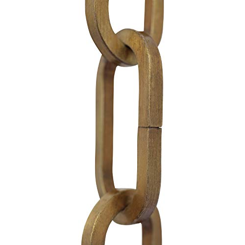 Image of RCH Hardware CH-I-49M-AB Iron Chandelier Chain, Antique Brass (1 Foot)