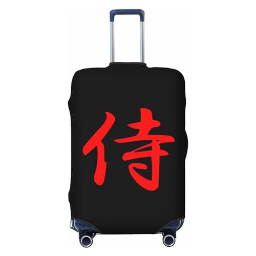 Japanese Kanji Samurai Bushido Travel Luggage Cover Suitable for 18-32 inch Luggage Cases