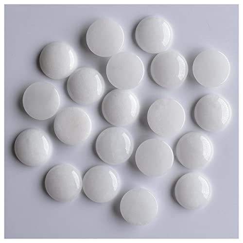 Mármol blanco natural en esferas de 20 mm para ornamentación minimalista de interiores 2