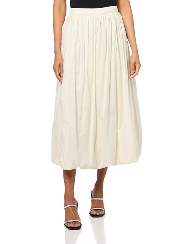 Jupe longue maxi skirt bubble poplin robe femme look bohème