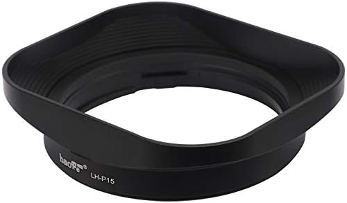 Haoge LH-P15 Square Metal Lens Hood for Panasonic Leica DG SUMMILUX 15mm f/1.7 ASPH Lens 15MM F1.7