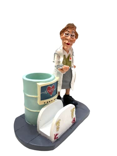 Image of AUGEN Polyresin Funny Doctor Idol Statue Showpiece for Home Decor Decoration and Gifting (1 Piece, 6723-I3)