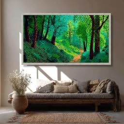 Toile chemin forestier nature XINBAO décorative murale 60x105cm - 4