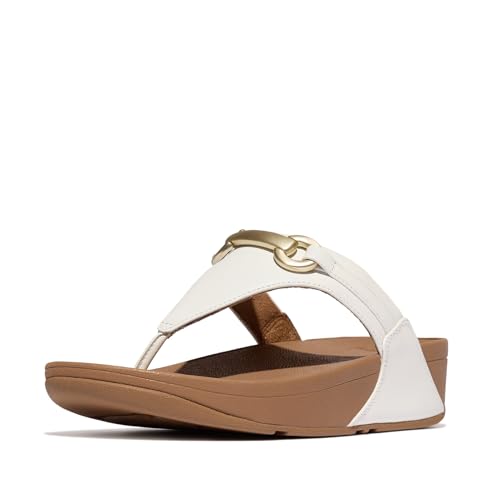 Image of FitFlop Lulu Chunky-Snaffle Leather Toe-Post Sandals