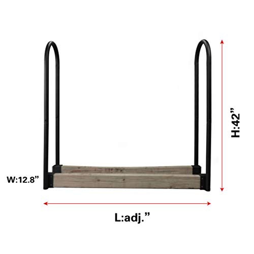 Fire Beauty Firewood Log Rack Adjustable Bracket Kit thumb #4
