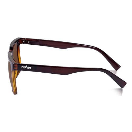 Image of Dervin Square Polarized UV Protected Sunglasses for Men and Women