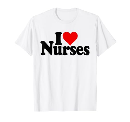 I LOVE HEART INFERMIERI RN HEALTHCARE PROFESSIONALE Maglietta