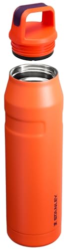 Image of Stanley IceFlow Cap and Carry Water Bottle | Wide Mouth Twist Lid | Lightweight & Leakproof for Travel & Sports | Insulated Stainless Steel | BPA-Free