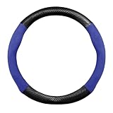 Para Subaru Para STI Brz Wrx Xv Para Ascent Para Forester Para Outback Para Impreza Para Legacy Car Funda de volante de fibra de carbono