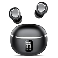 Mini Kopfhörer Kabellos Bluetooth 5.3, In Ear Kopfhörer Bluetooth Noise Cancelling, 50H Laufzeit, Deep Bass, Bequem und Stressfrei, IPX7 Wasserdicht, Ultraleicht Sport Ohrhörer mit 4 ENC Mic, USB-C