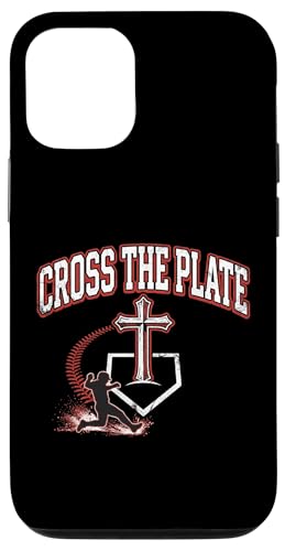Cross The Plate �N���X�`���� �싅 �M�� �C�G�X �X�}�z�P�[�X iPhone 12/12 Pro �p